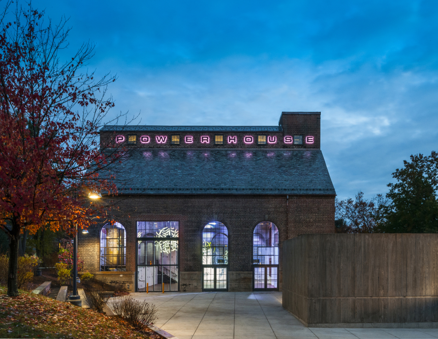 The Powerhouse at Amherst College is a gathering space in the historic McKim Mead & White steam plant.