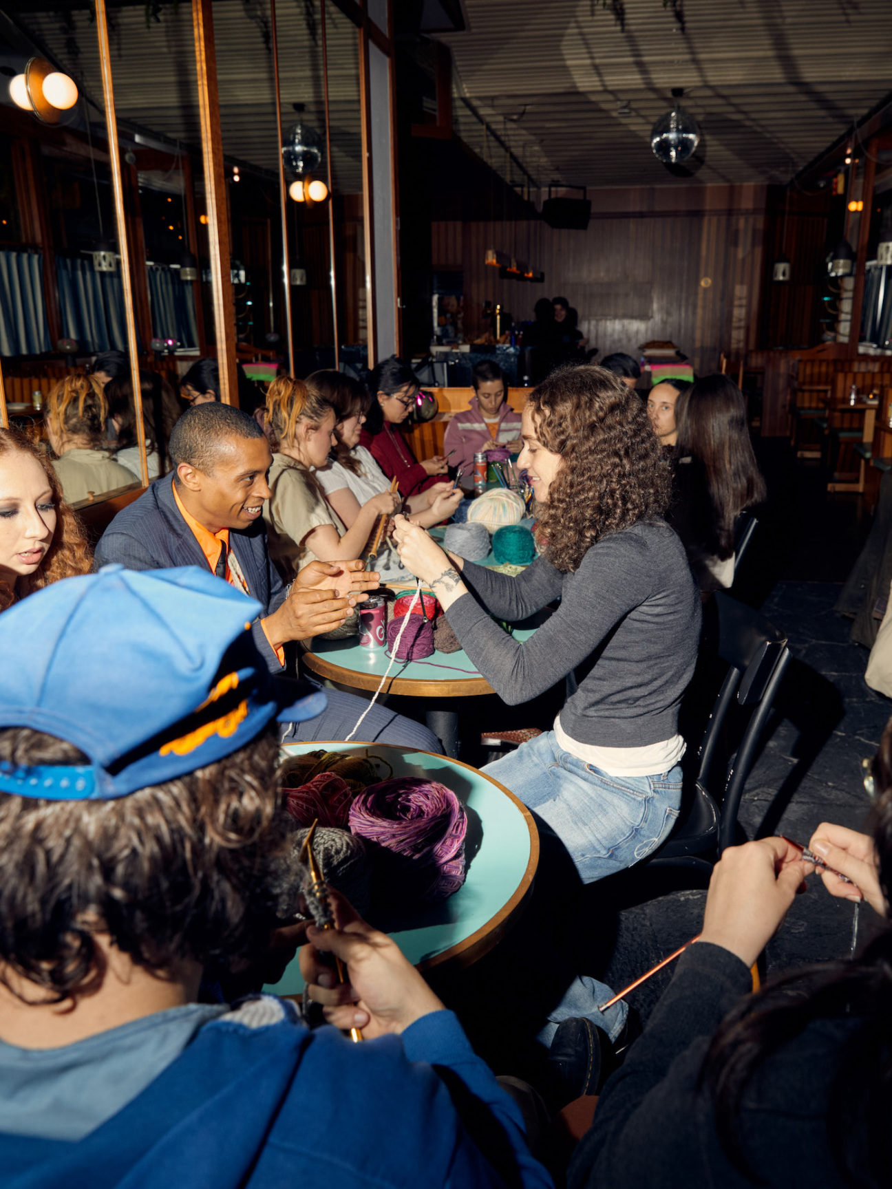 See Photos of Ella Emhoff's First Knitting Club in the East Village