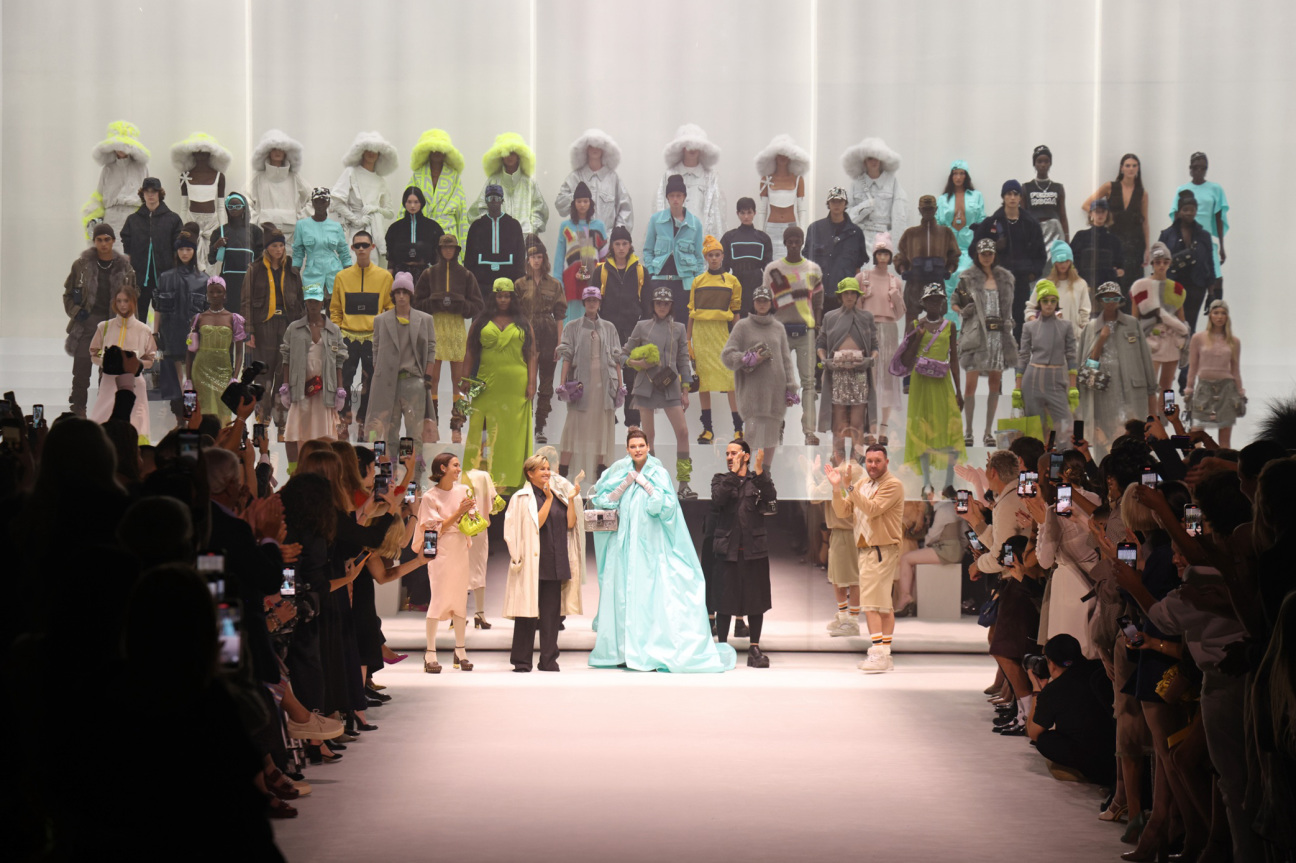 Kim Jones's last Louis Vuitton show ends in super-charged bang, Paris  fashion week
