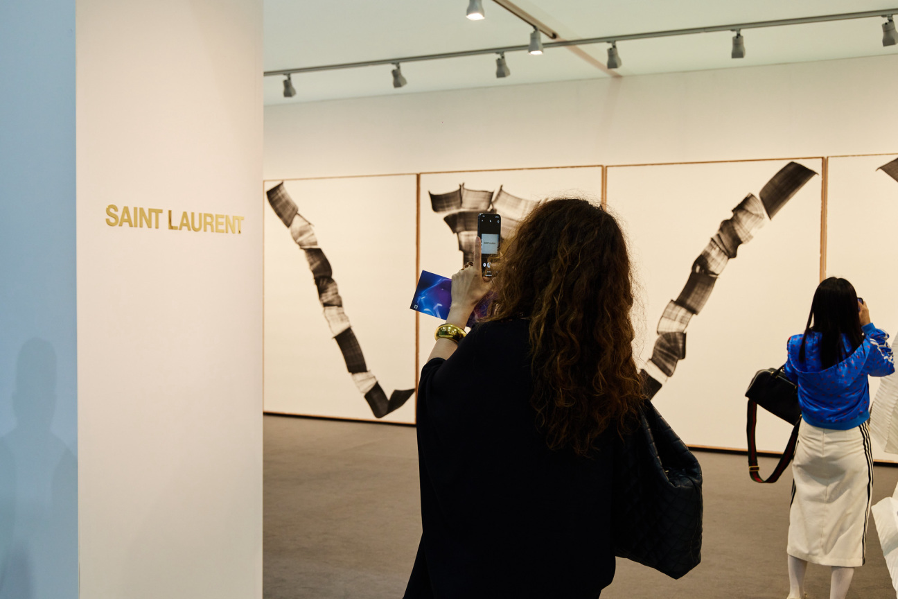 The Saint Laurent exhibition space at Frieze Seoul