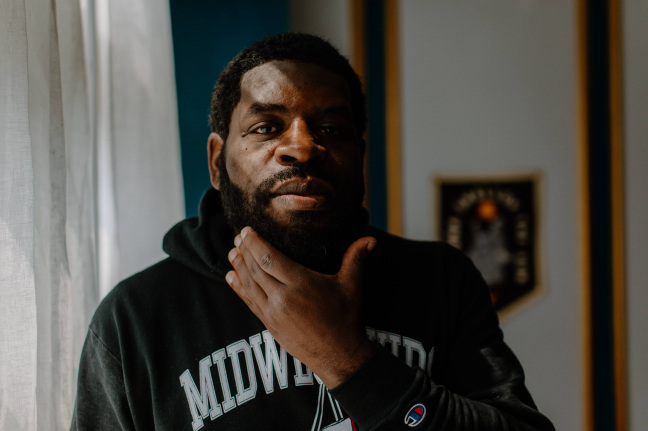 man in sweatshirt, Hanif Abdurraqib