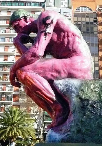 the-thinker-sculpture-vandalized