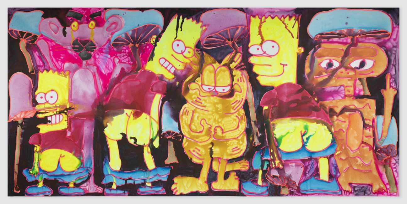 Tableau Bart Simpson Louis Vuitton