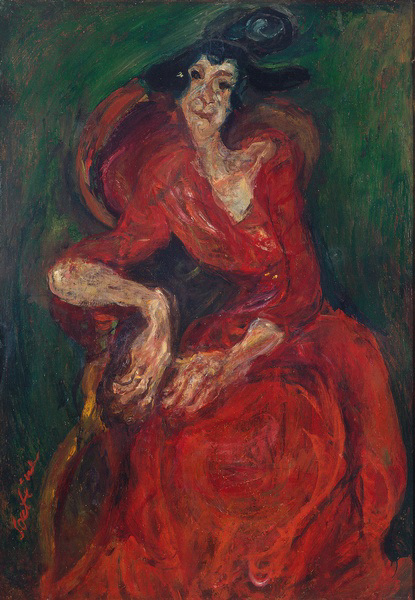 Chaïm-Soutine-portrait-woman-sitting