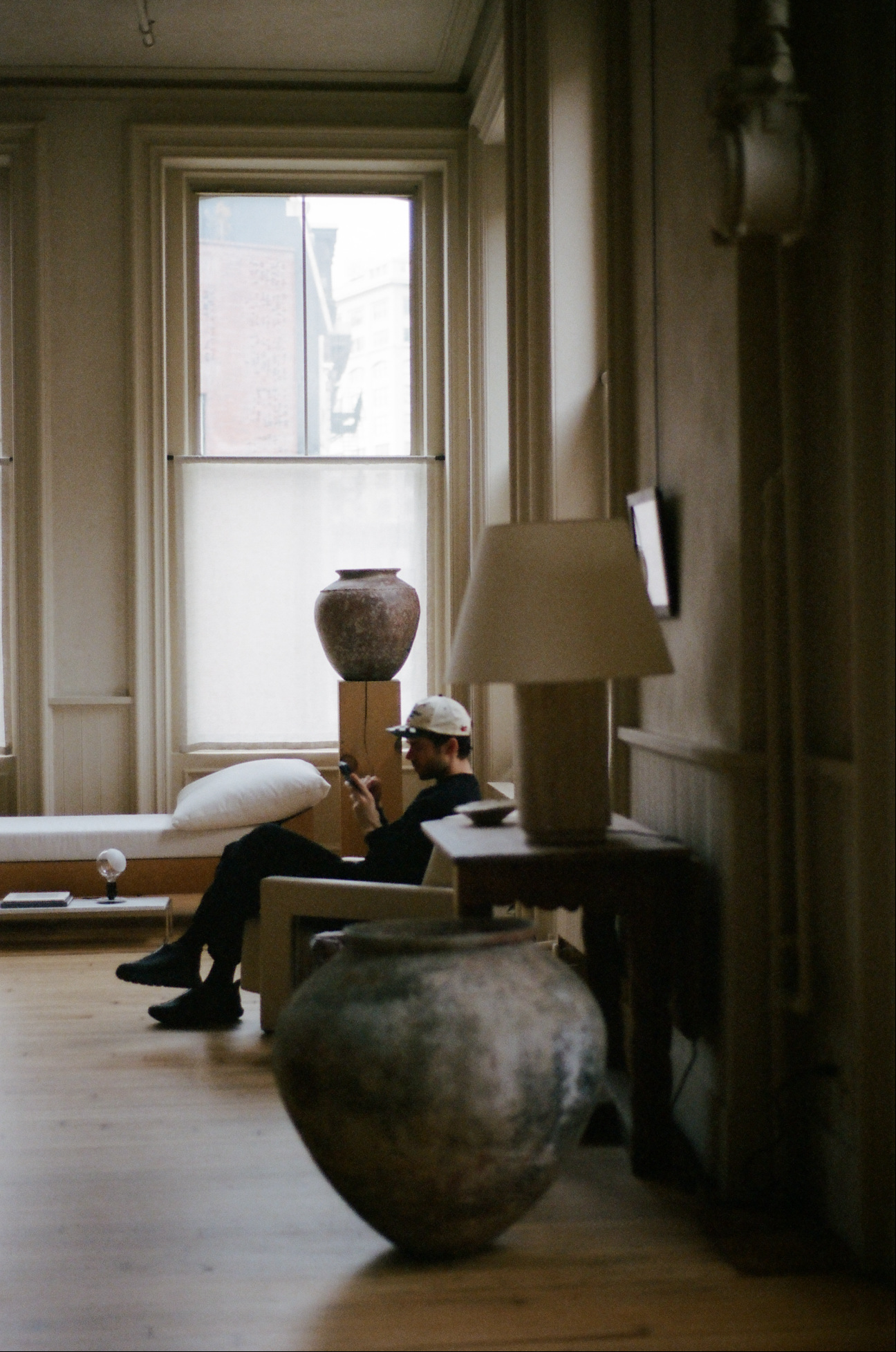 Colin King in his TriBeCa, New York apartment.