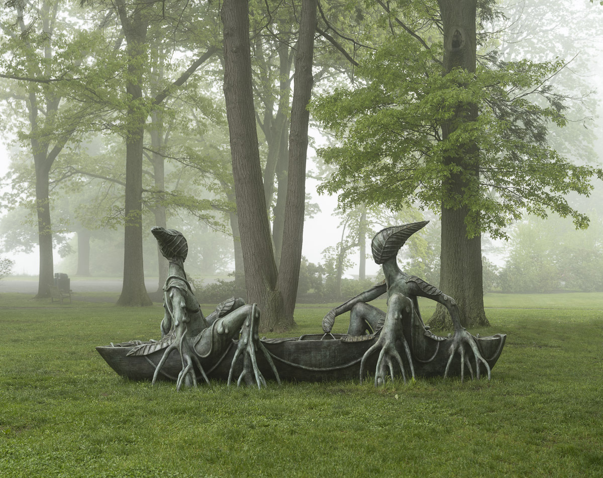 sculpture in park