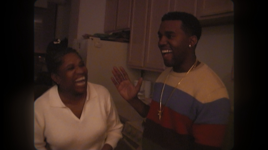 donda and ye in kitchen