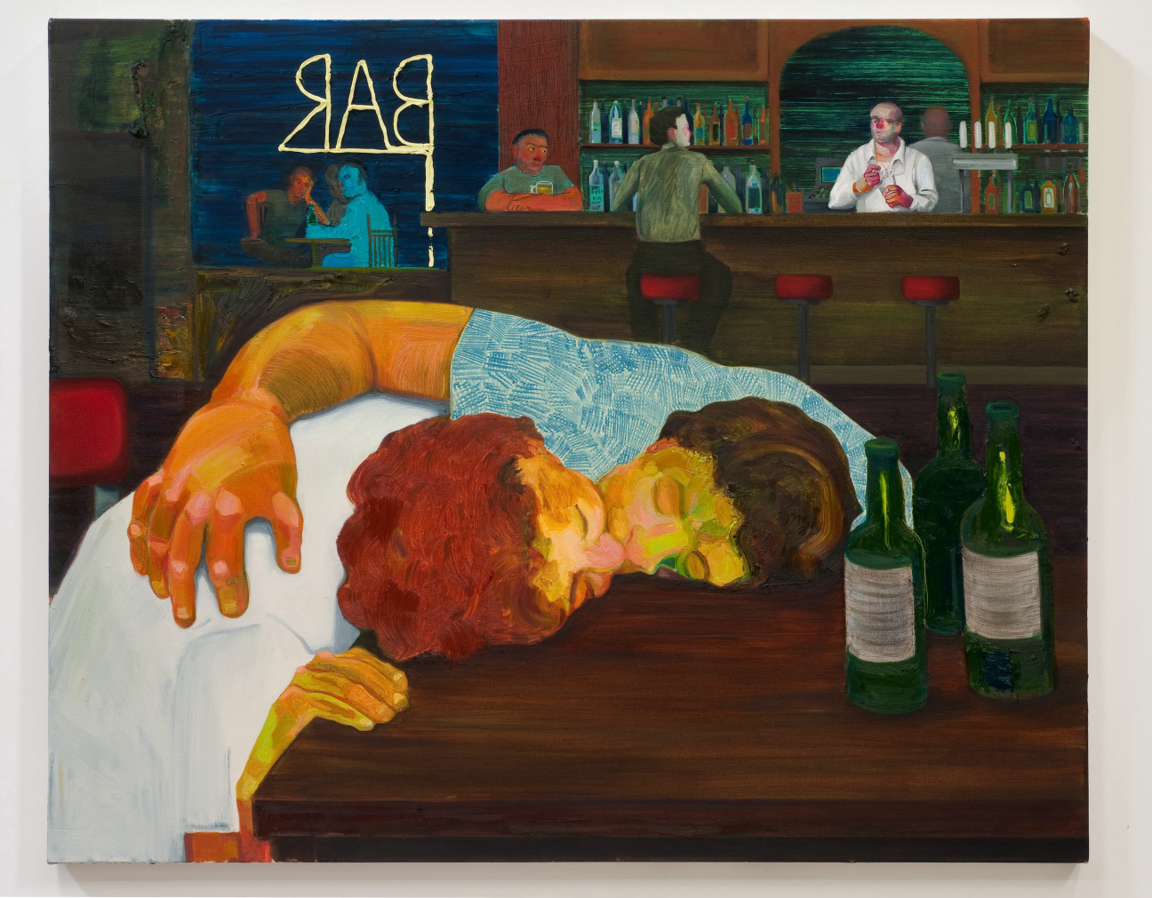 nicole-eisenman-sloppy-bar-room-kiss-painting