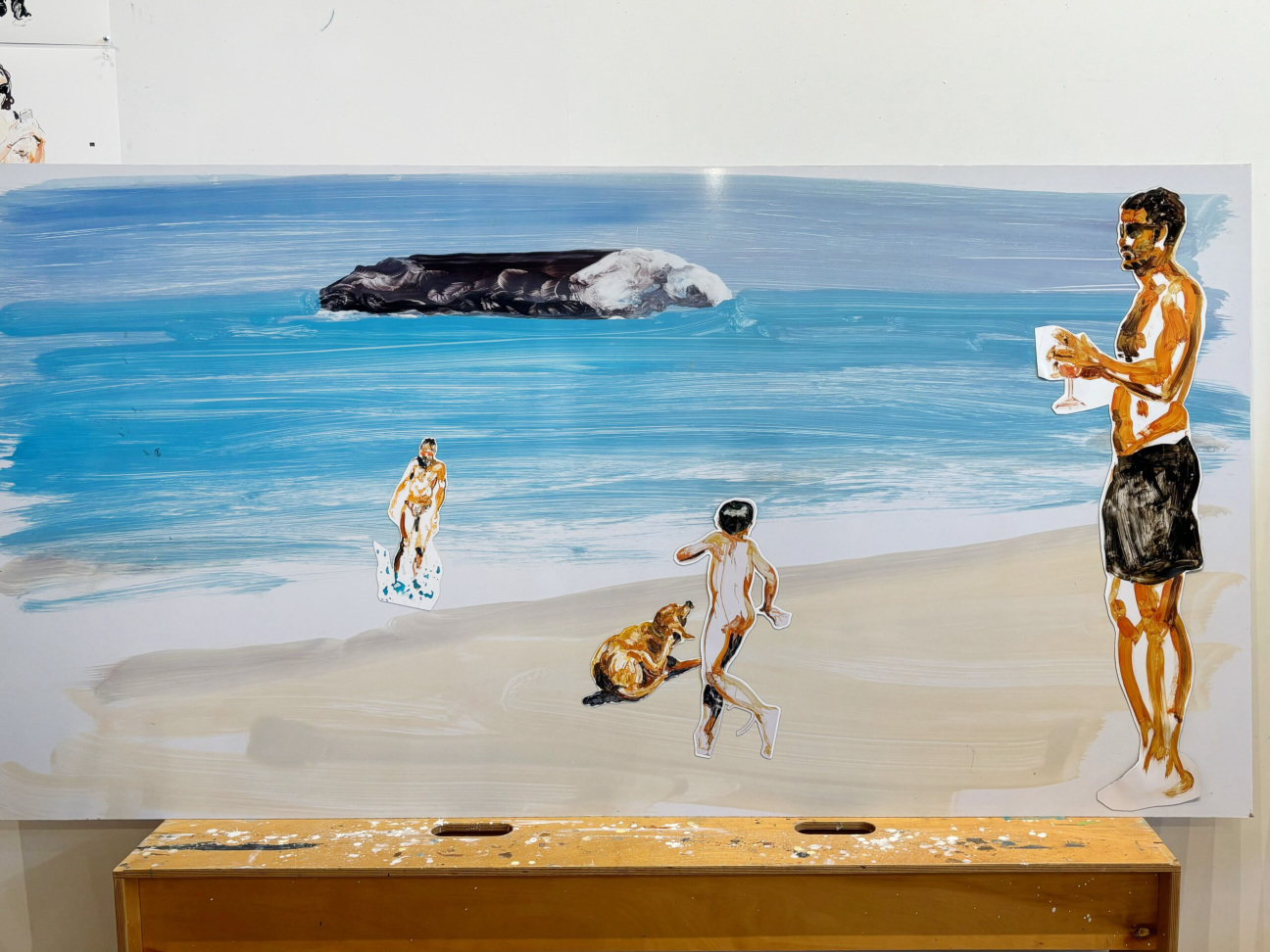 Eric-fischl-a-day-at-the-beach-2020