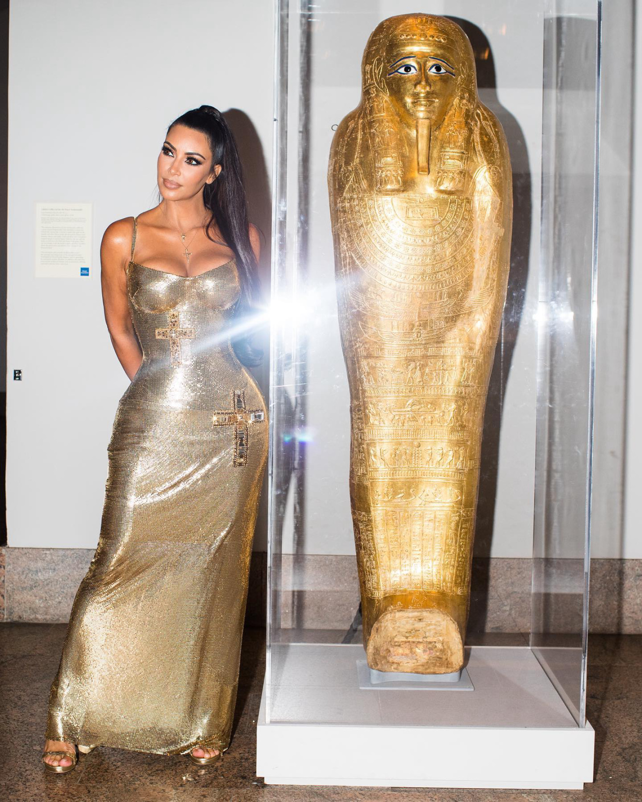 Kim Kardashian Egyptian coffin