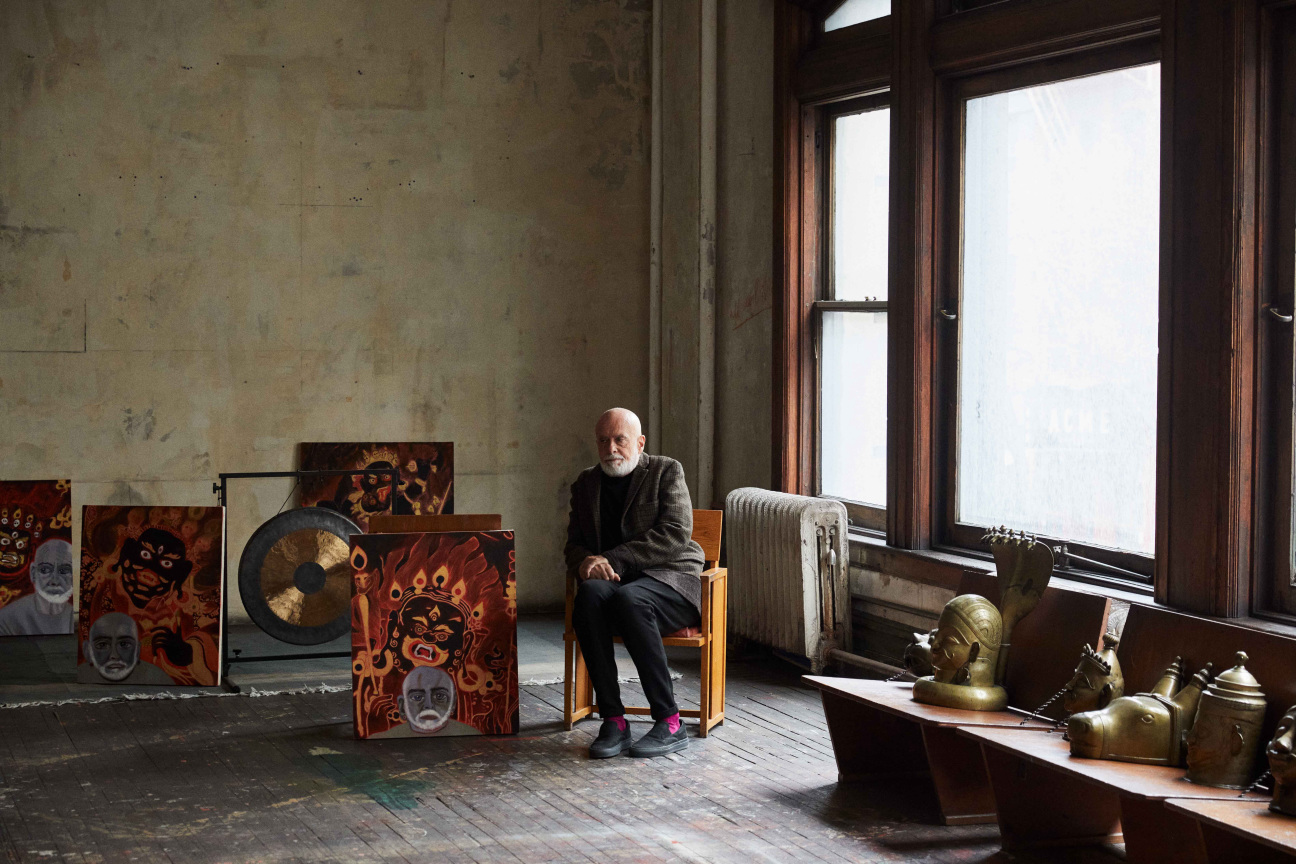 francesco-clemente-studio