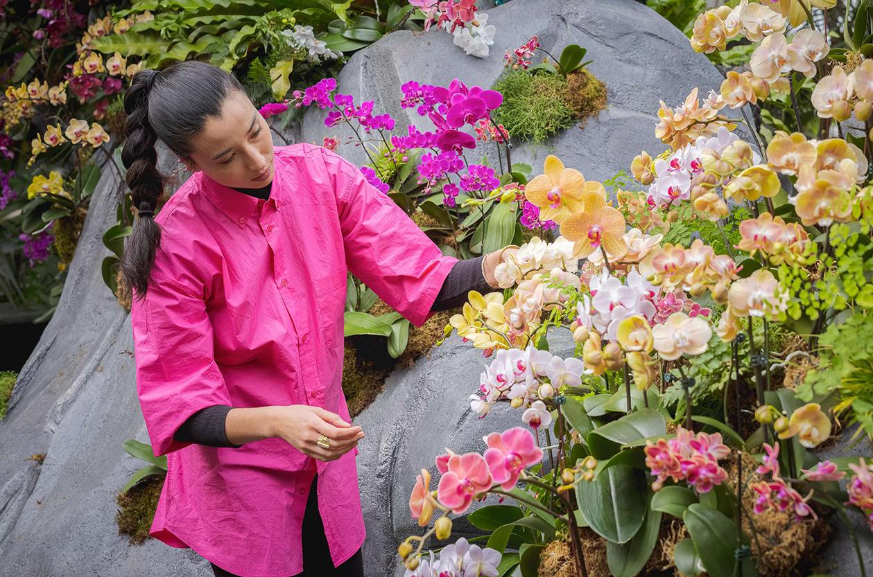 At the New York Botanical Garden, Lily Kwong Crafts her Proverbial Homeland  with Orchids