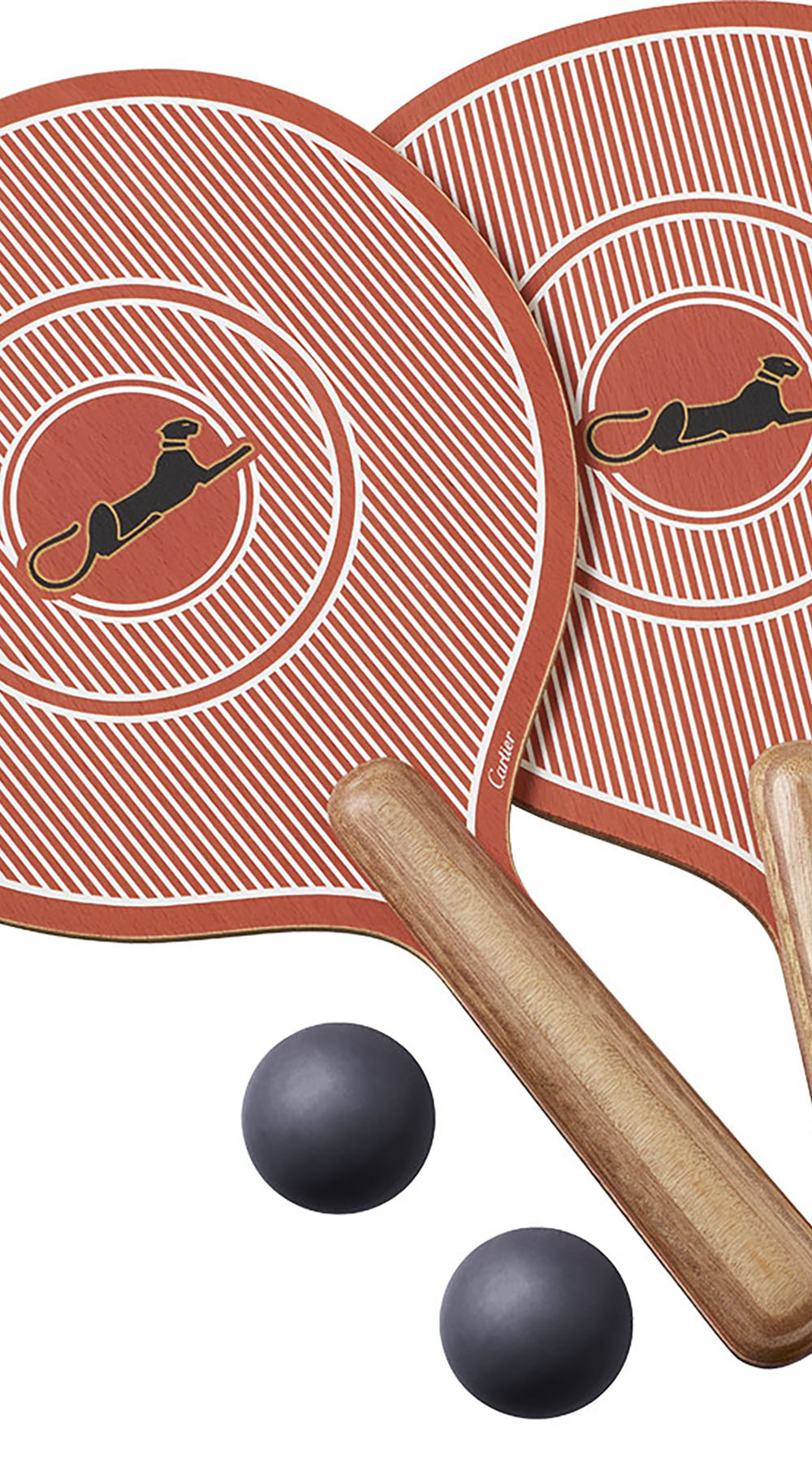 Set of Two Cartier Characters Beach Rackets
