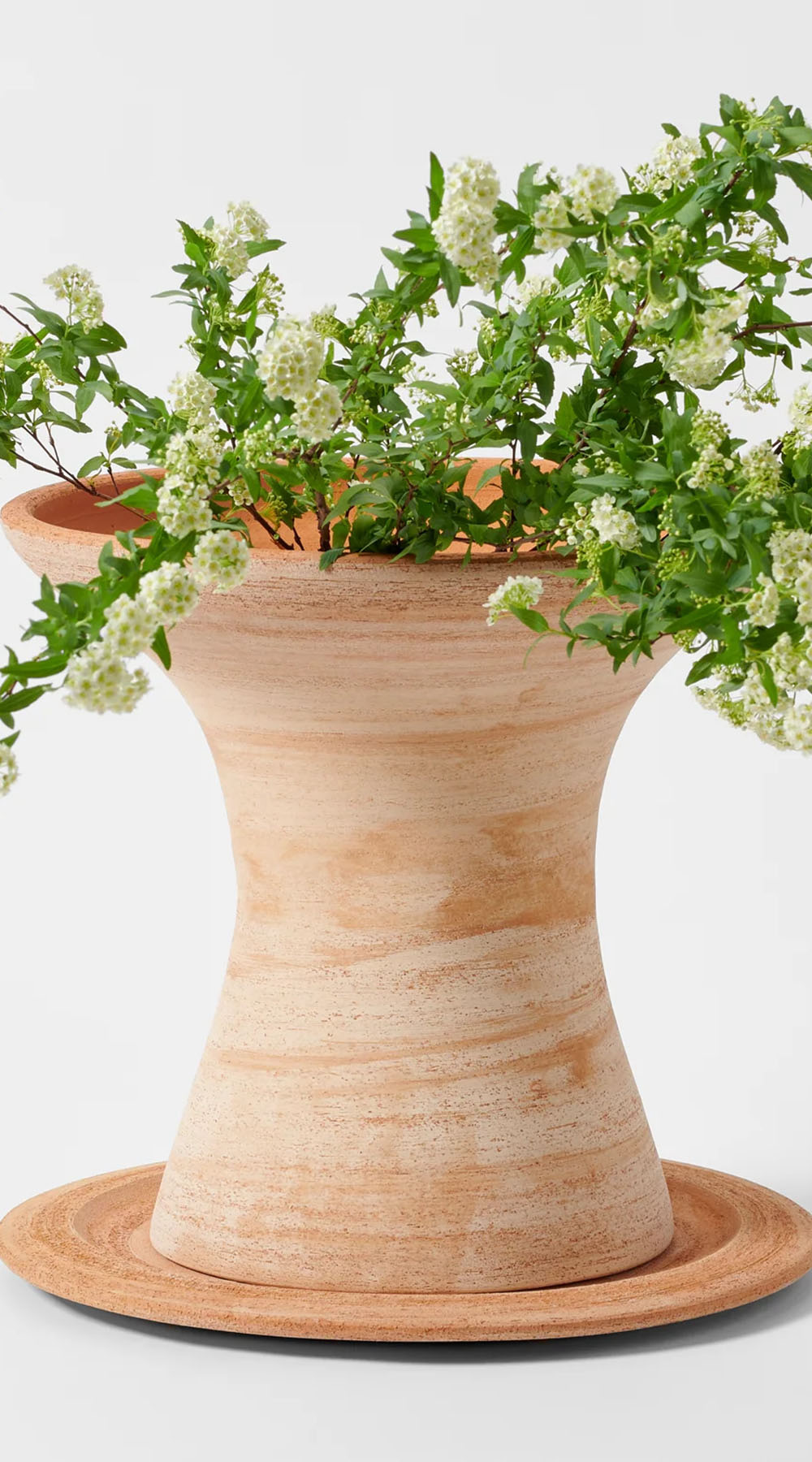 March Terracotta Pedestal Pot