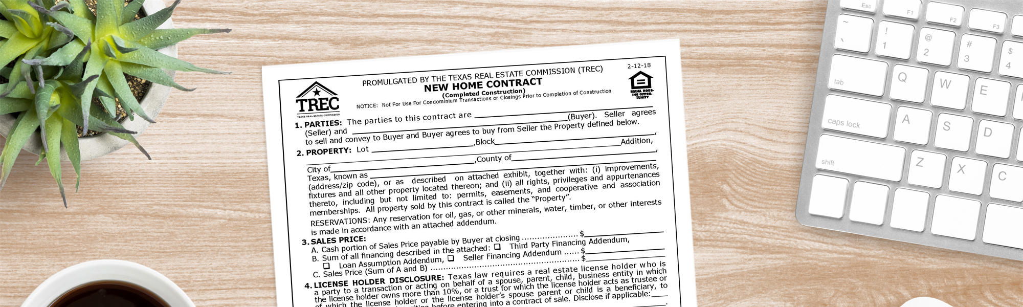 Understanding The TREC 14 Family Residential Contract