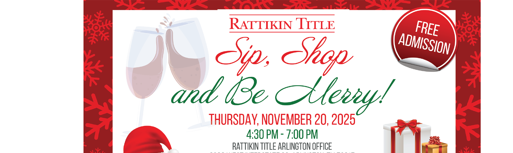 Sip, Shop and Be Merry!