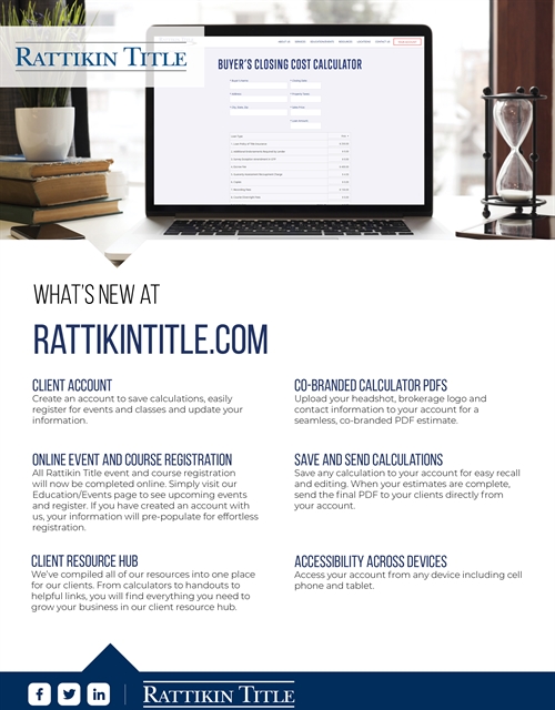 What's New at RattikinTitle.com