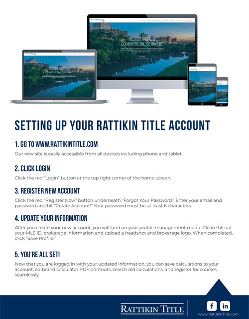 Setting Up Your Rattikin Title Account