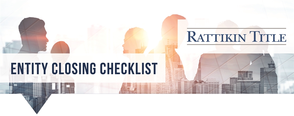Entity Closing Checklist