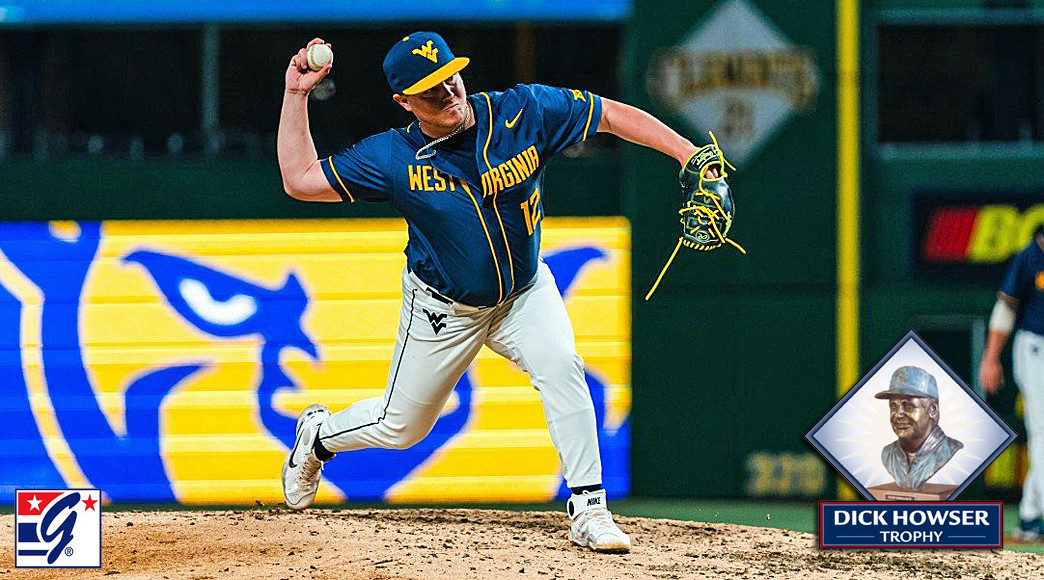 Blaine Traxel of West Virginia registered his nation-leading fifth complete game of the season in shutting out Baylor on six hits.