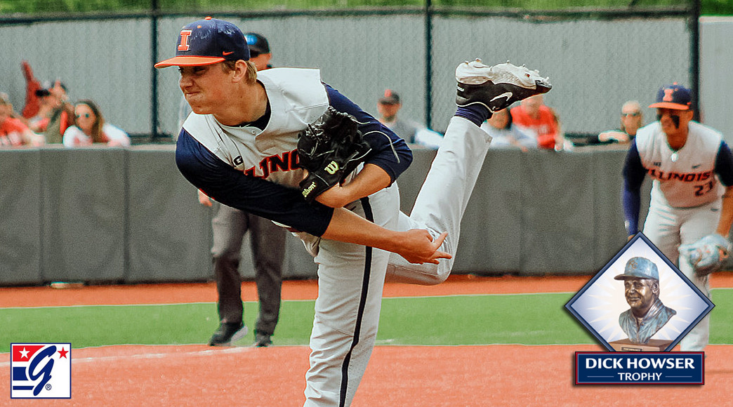 Jake Wenninger of Illinois tossed a complete-game, one-hit shutout of Ohio State, striking out seven and not issuing any walks.
