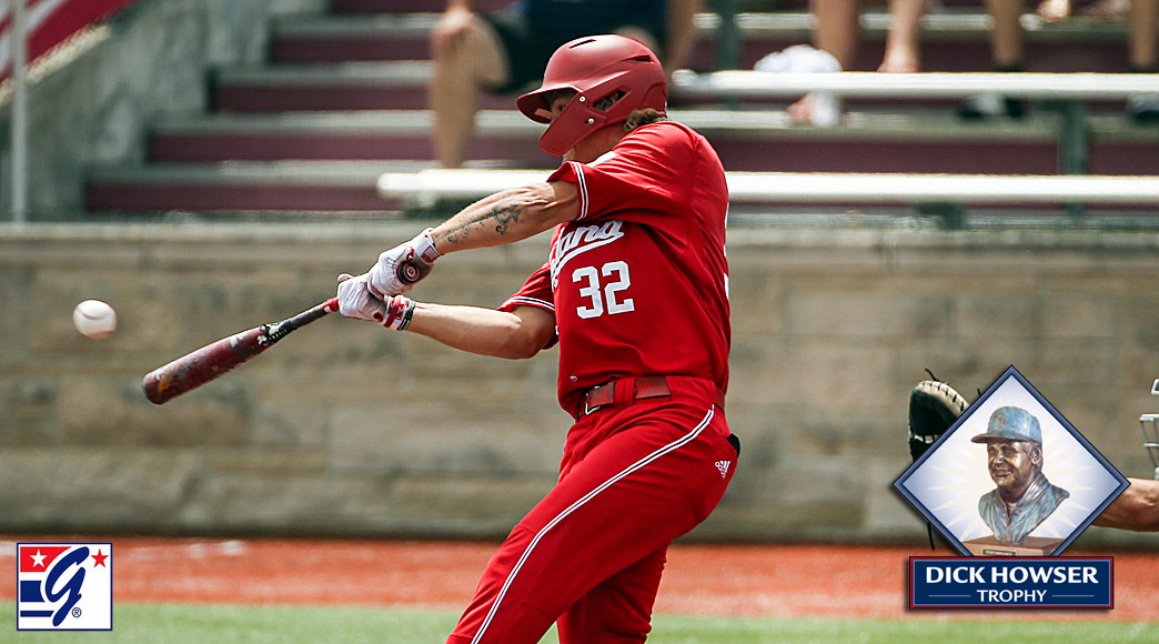 With an extra base hit and multiple RBIs in each game last week, Josh Pyne helped Indiana a perfect 4-0 week