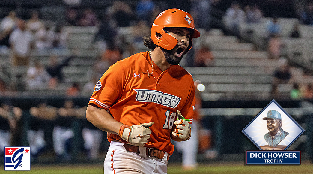 UTRGV&rsquo;s Brandon Pimentel was 12-for-14 with five home runs, one double, four walks, 15 RBI and 10 runs scored last week.