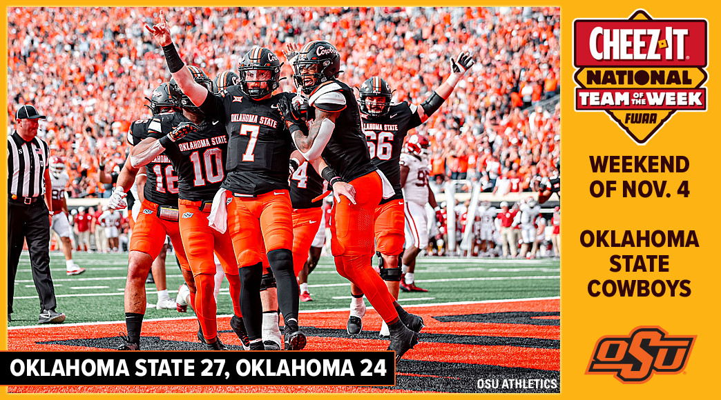 The Cowboys won the final scheduled Bedlam Series game over Oklahoma, 27-24.