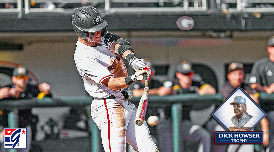 Georgia&rsquo;s Charlie Condon led the SEC in homers, runs and total bases in February. (Photo: Kari Hodges/UGAAA)