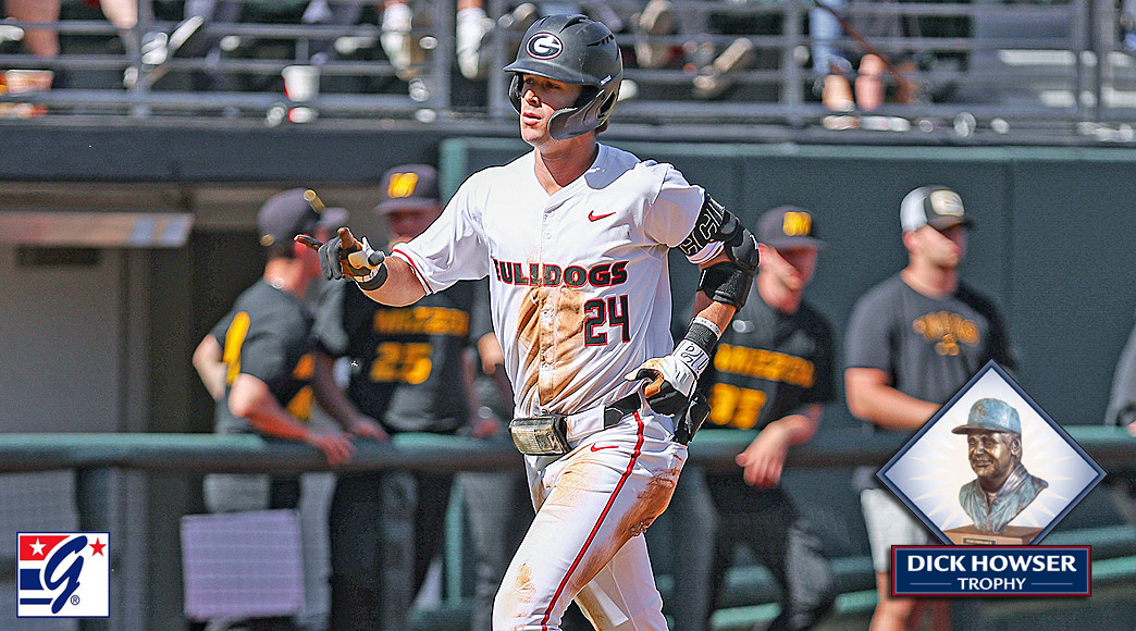 Charlie Condon recorded an SEC-best 24 total bases, four home runs, 10 RBI, 11 hits and eight runs scored in helping Georgia go 3-1 last week.