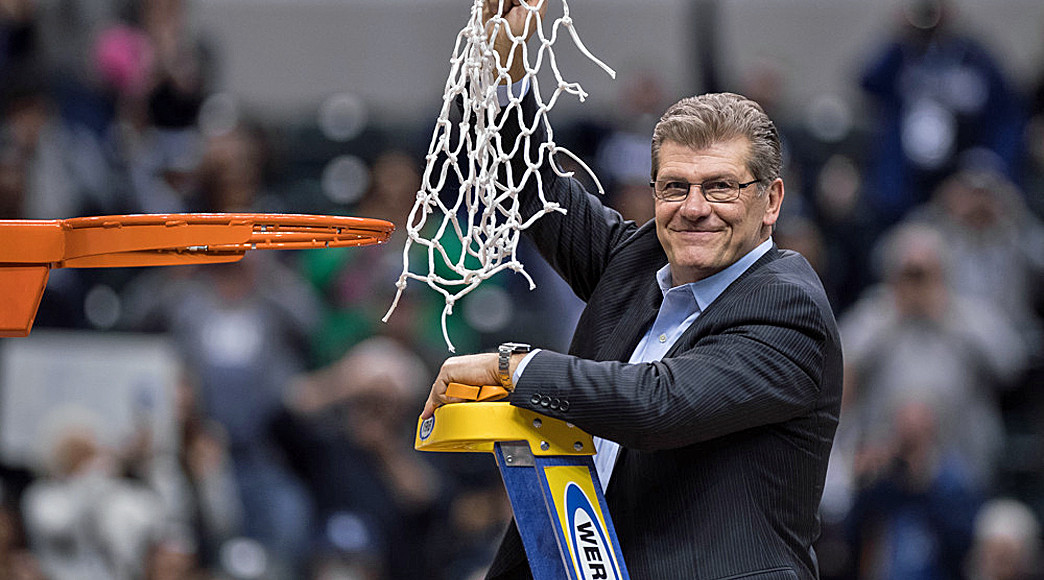 Geno Auriemma, a record six-time winner of the award, has led the Huskies to 11 national championships – including six perfect seasons – and 23 Final Four appearances.