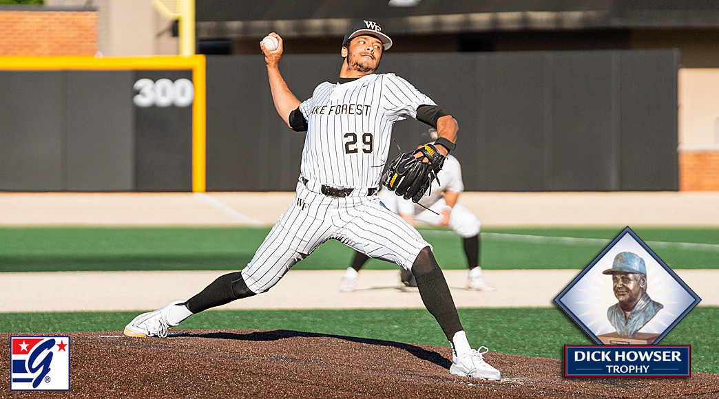Chase Burns improved to 10-1 as a Demon Deacon, ranking third nationally in wins.