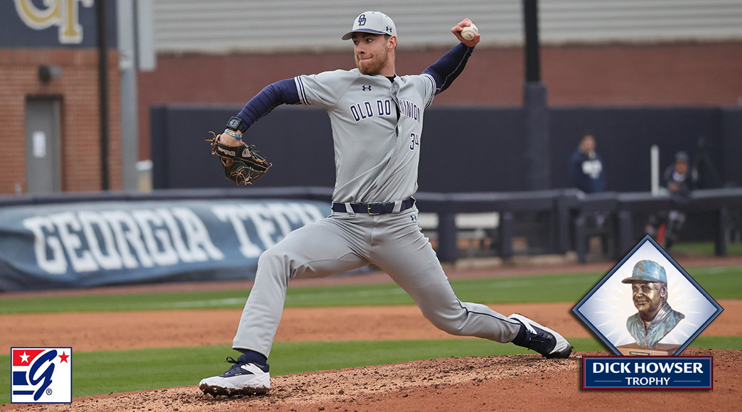 Dylan Brown helped ODU secure its first win of the season on Saturday, throwing eight shutout innings at Charlotte.