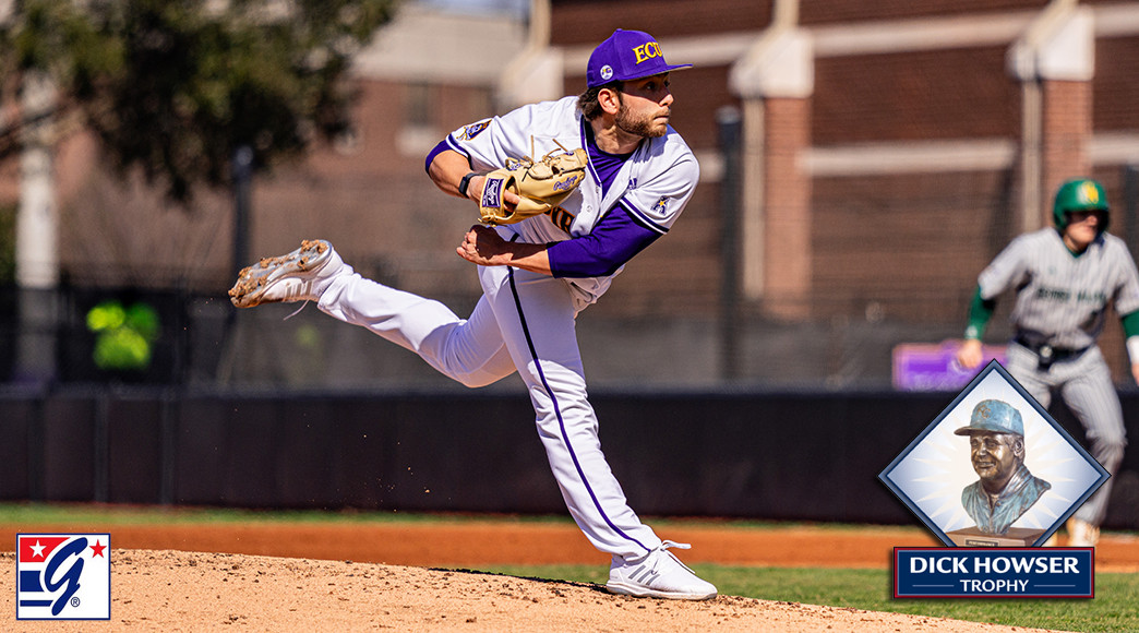 Ethan Norby struck out an American Athletic Conference single-game record 19 batters last Friday.