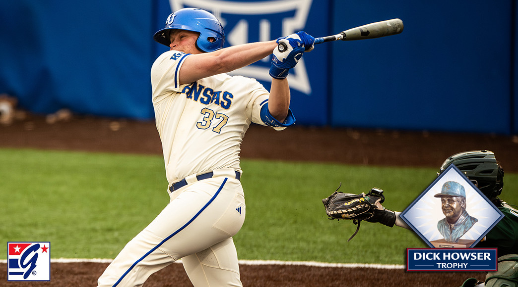 Hauge ended the week with two multi-homer games including hitting the fifth consecutive homer to tie the NCAA record for the Jayhawks against Minnesota.