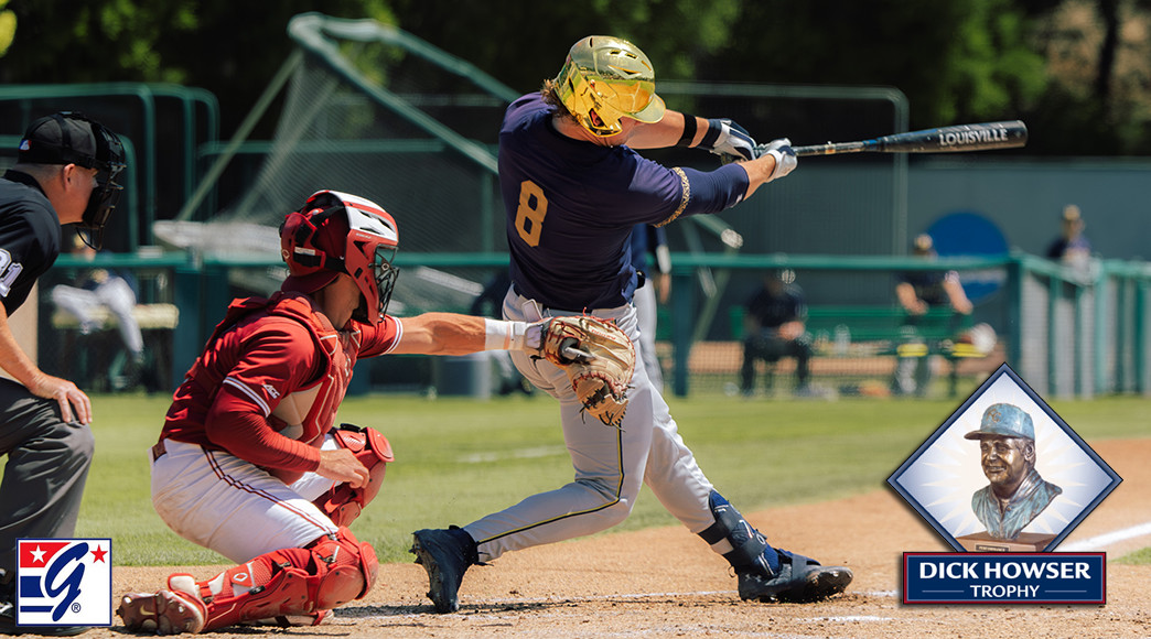 Carson Tinney hit .750 (9-for-12) throughout Notre Dame’s sweep of Stanford with nine hits, two doubles, four home runs, seven RBI and 10 runs scored.