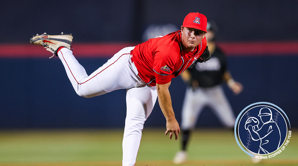 Tony Pluta owns a 3-0 record and set a new Arizona single-season mark with 14 saves in 28 appearances.