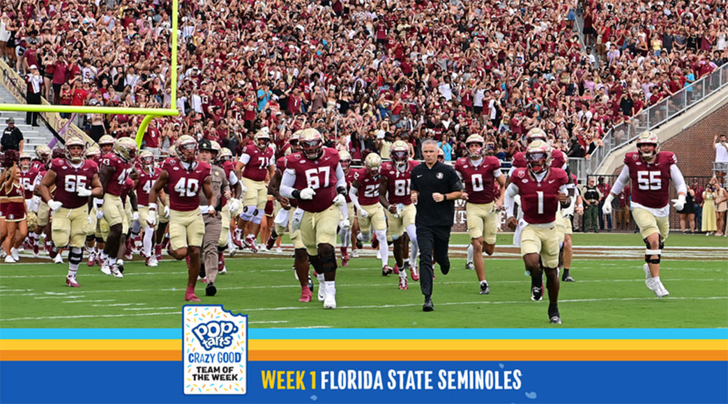 The Seminoles upset Alabama to earn their third FWAA National Team of the Week honor.