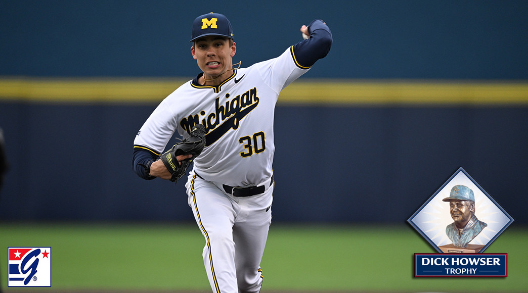Shane Brinham fired a complete-game 10-0 shutout over Oregon in game one of the weekend series.