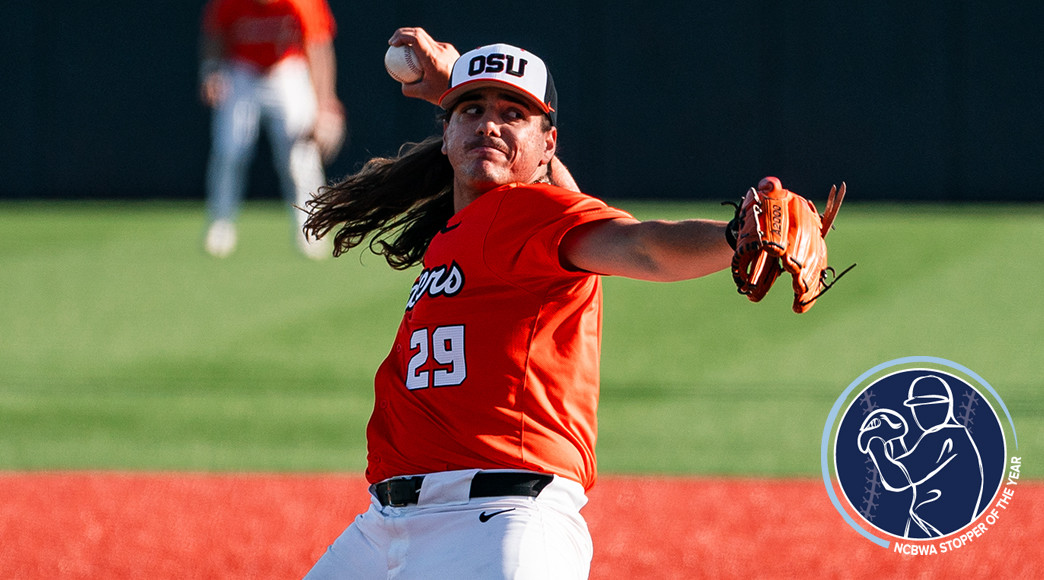 Albert Roblez of Oregon State leads the country with 11 saves in 15.2 innings pitched and holds a 0.57 ERA