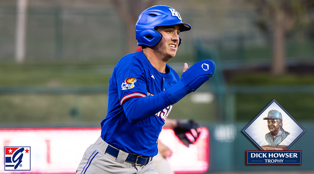 Tyson LeBlanc led the Jayhawks to a Big 12 Tournament title and helped KU sweep through the Lawrence Regional after hitting .382 (26-for-68) on the month with eight home runs and 20 RBI.