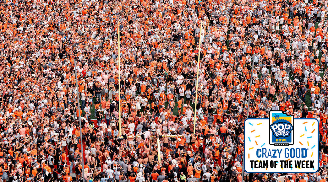 This is the fifth time Oklahoma State has earned the FWAA’s National Team of the Week honor and its first since defeating No. 10 Oklahoma in the final scheduled Bedlam game in 2023.
