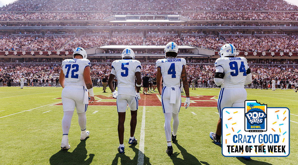 This is the fourth time Kentucky has earned the FWAA’s National Team of the Week honor. The Wildcats were previously recognized following victories at Arkansas in 2007, at Florida in 2018 and at No. 9 Louisville in 2023.