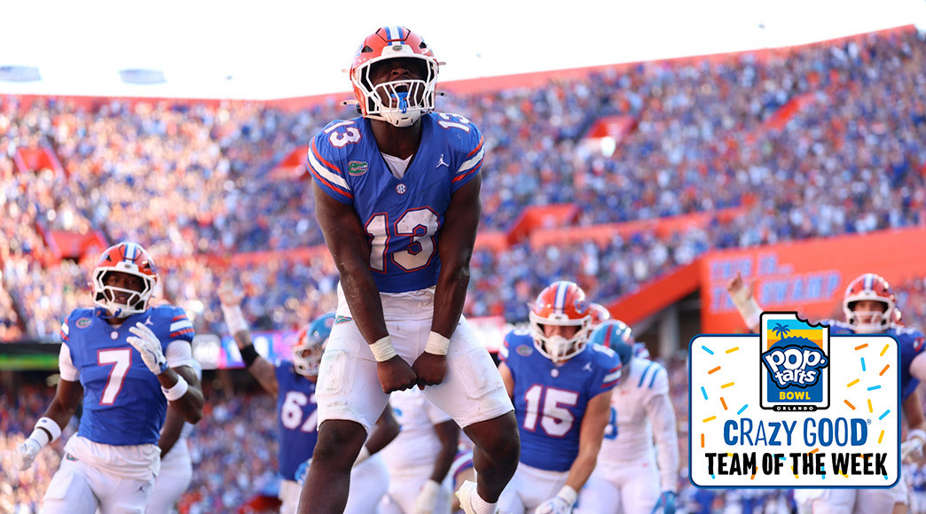Jadan Baugh rushed for 142 yards and three touchdowns on 29 carries for the Gators.
