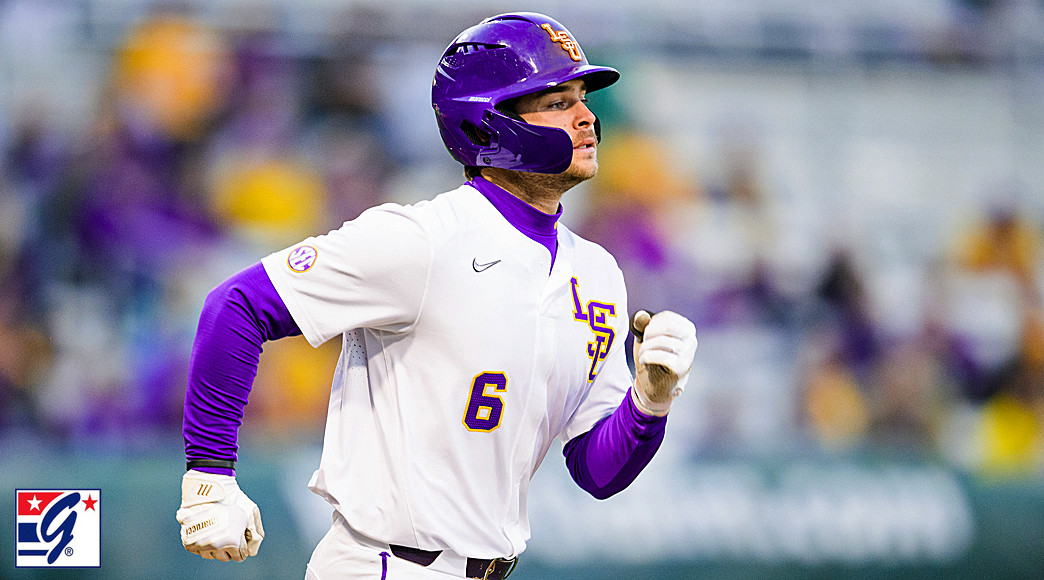 In a three-game Vanderbilt series, LSU OF Brayden Jobert batted .500 (6-for-12) with three homers and 10 RBI for the Tigers..