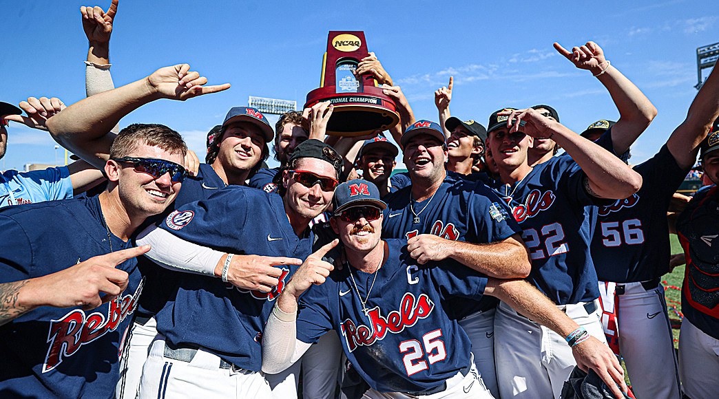 The Rebels swept Oklahoma at the Men&rsquo;s College World Series to claim their first national championship.